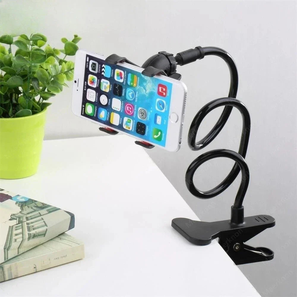 Adjustable Long Arm Phone Stand – Universal Desk & Bedside Mount