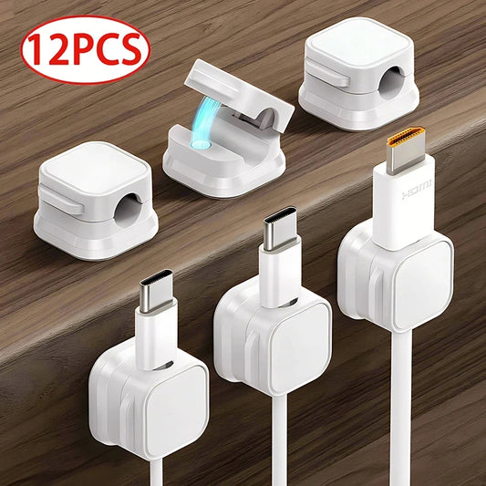 Magnetic Cable Clips & Holder