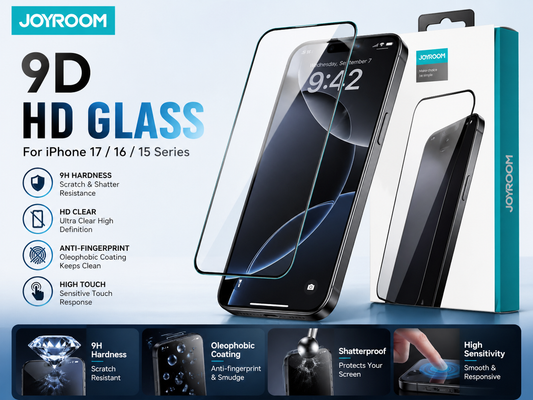 Tempered Glass Screen Protector for iPhone 17/16/15/14/13/12