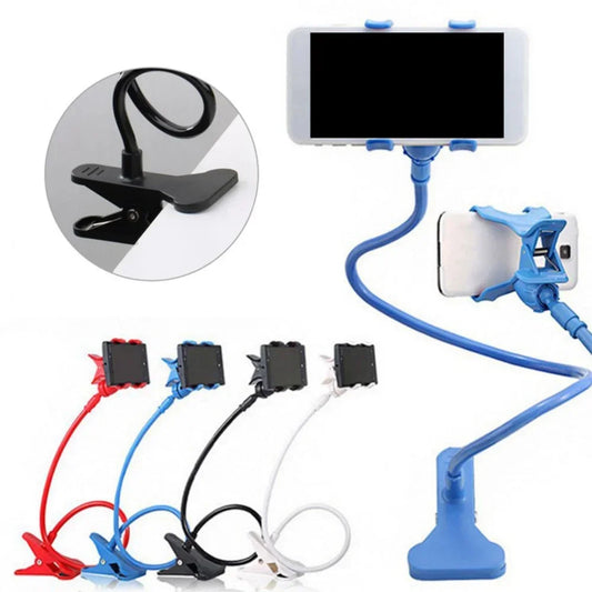 Adjustable Long Arm Phone Stand – Universal Desk & Bedside Mount