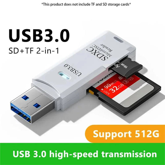 USB 3.0 Card Reader – SD & Micro SD Adapter