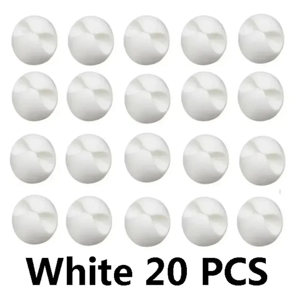 Silicone Cord Clips & Cable Winder – 20 Pack