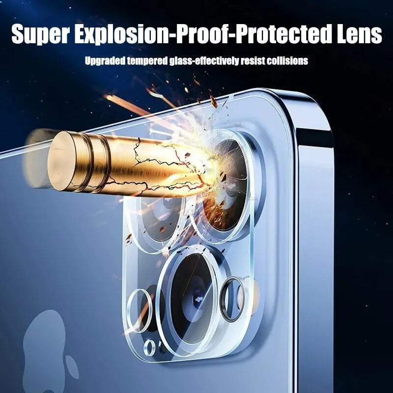 HD Back Camera Glass Protector for iPhone – 4 Pack