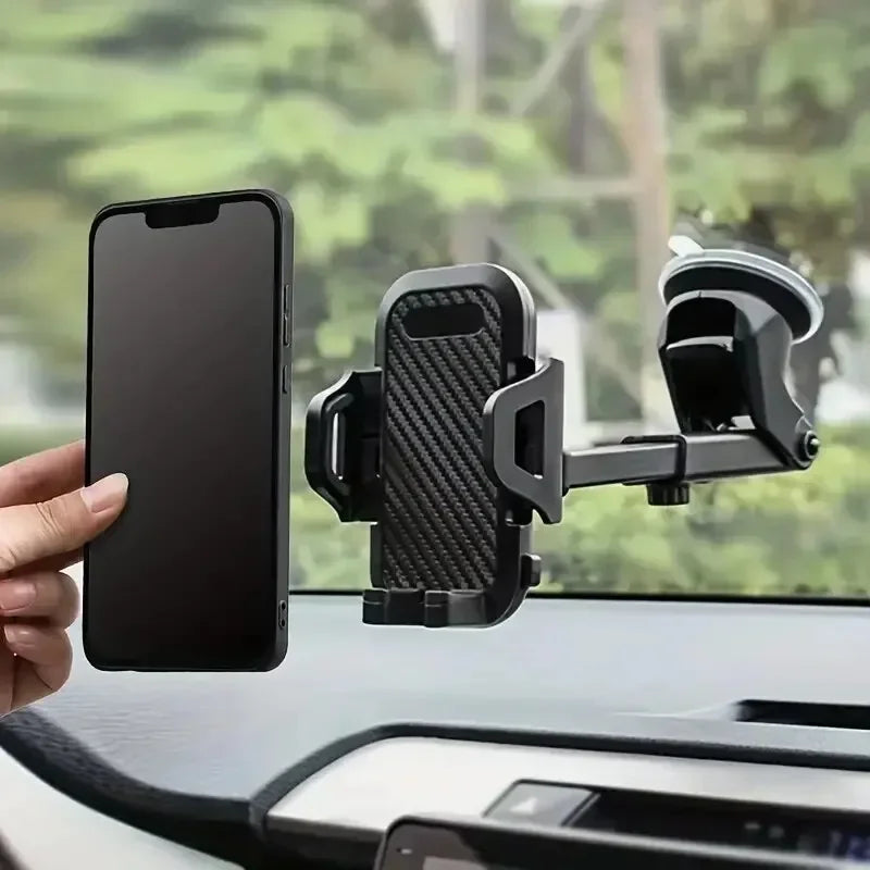 360° Rotatable Car Phone Holder – Windshield & Air Vent Mount