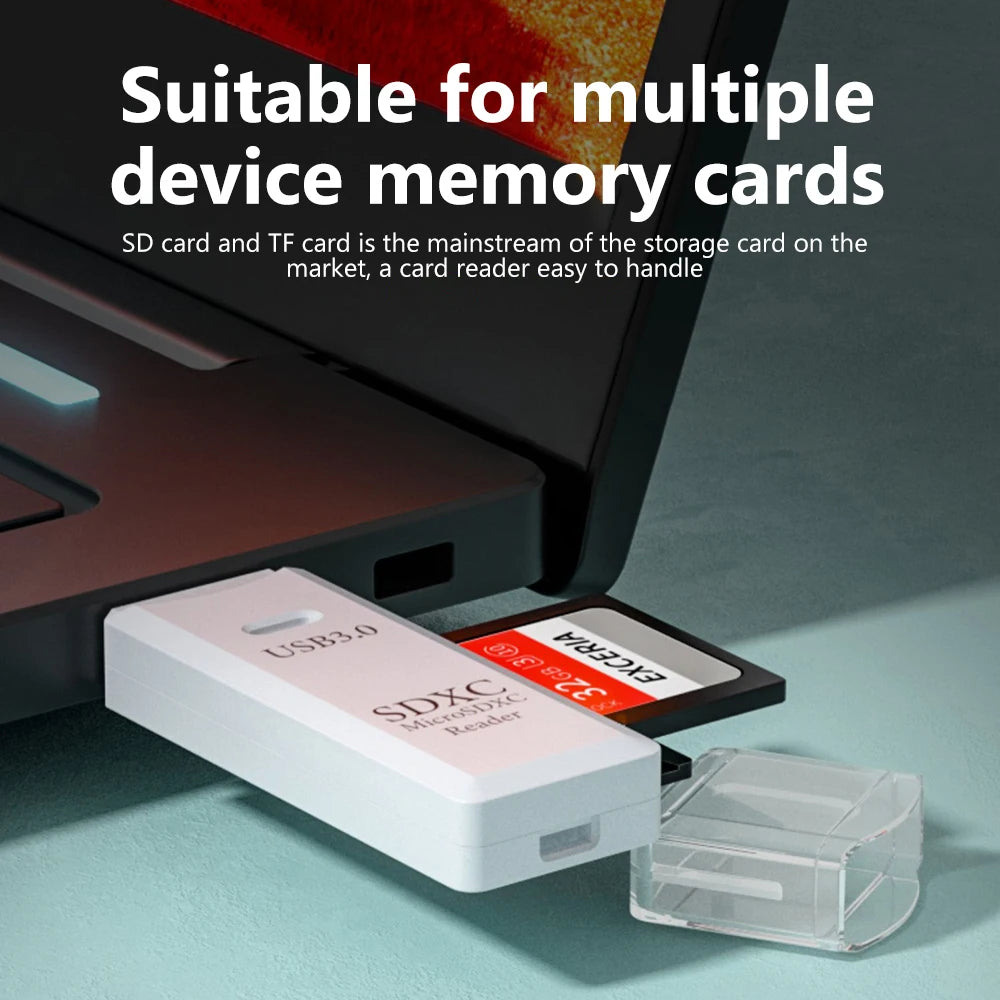 USB 3.0 Card Reader – SD & Micro SD Adapter
