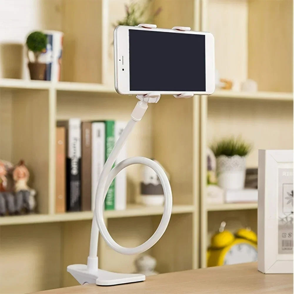 Adjustable Long Arm Phone Stand – Universal Desk & Bedside Mount