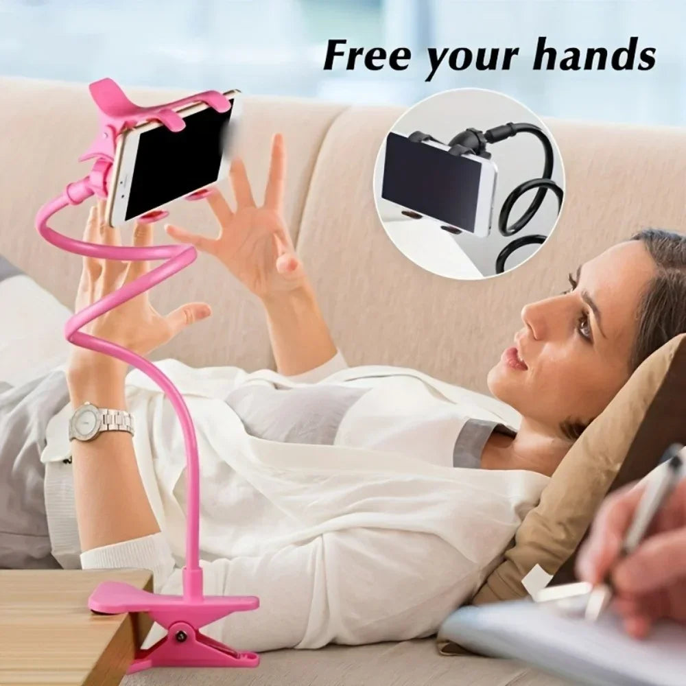 Adjustable Long Arm Phone Stand – Universal Desk & Bedside Mount