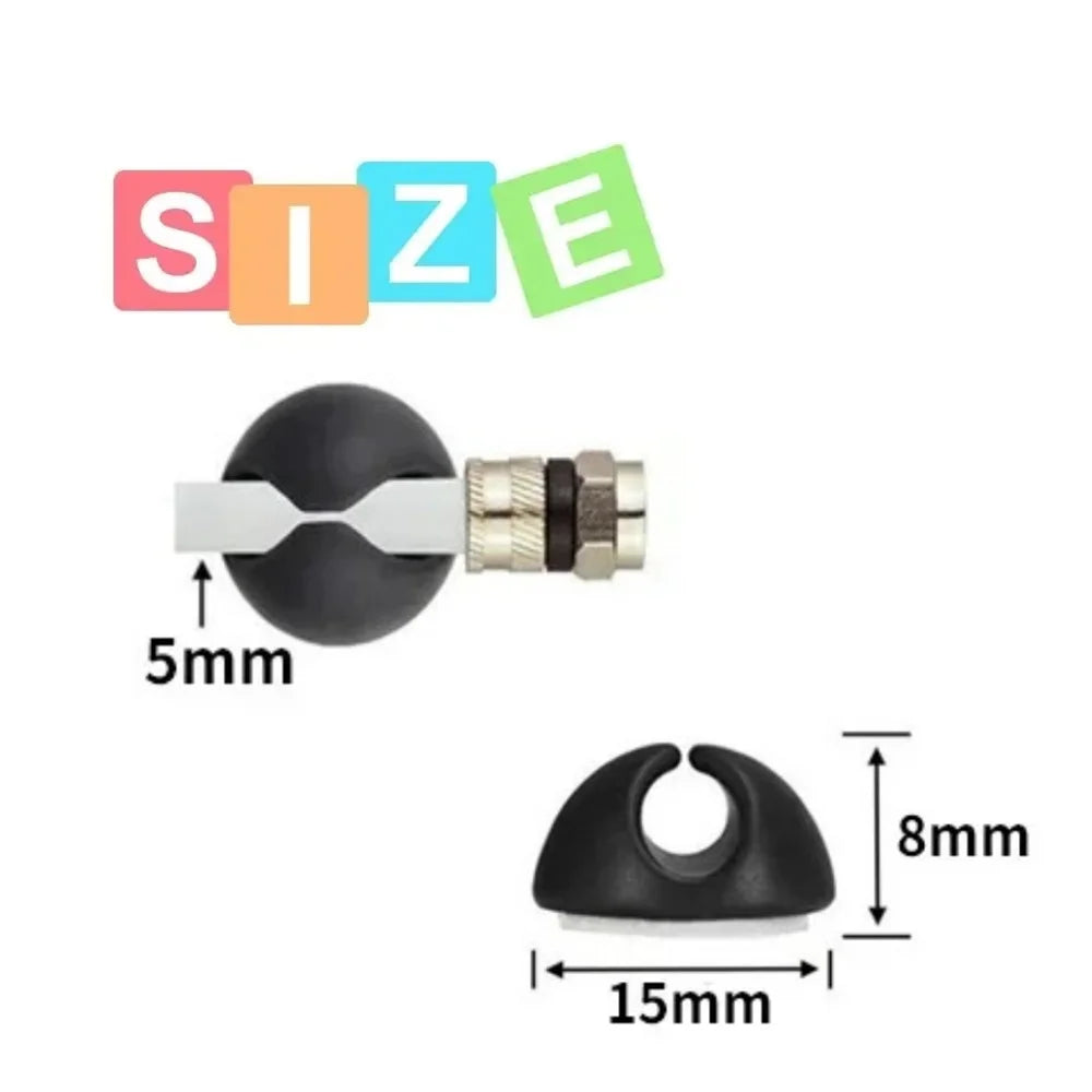 Silicone Cord Clips & Cable Winder – 20 Pack