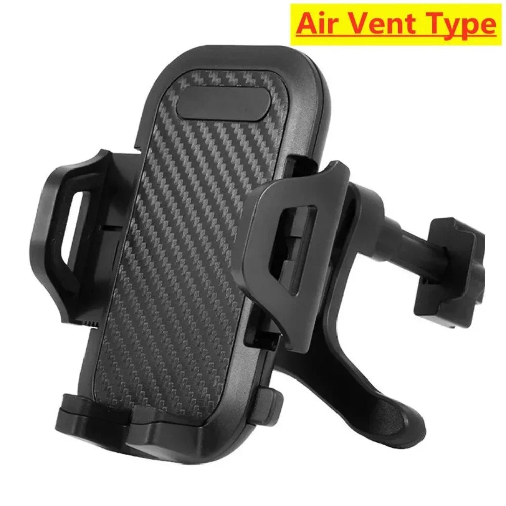 360° Rotatable Car Phone Holder – Windshield & Air Vent Mount