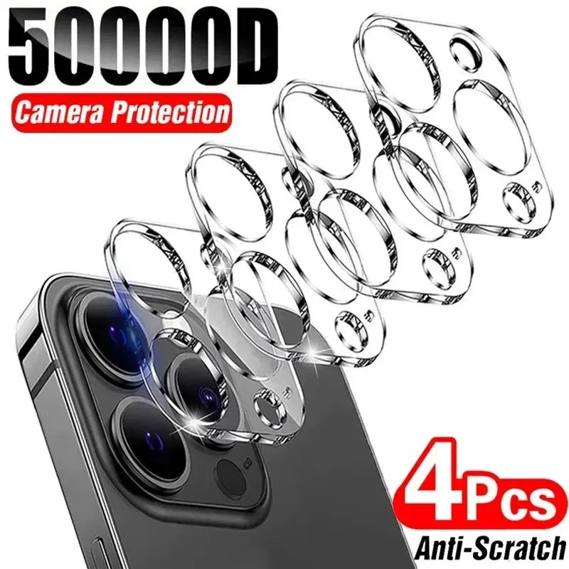 HD Back Camera Glass Protector for iPhone – 4 Pack