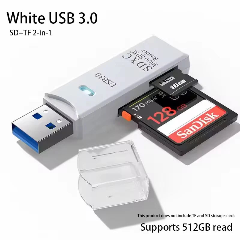 USB 3.0 Card Reader – SD & Micro SD Adapter