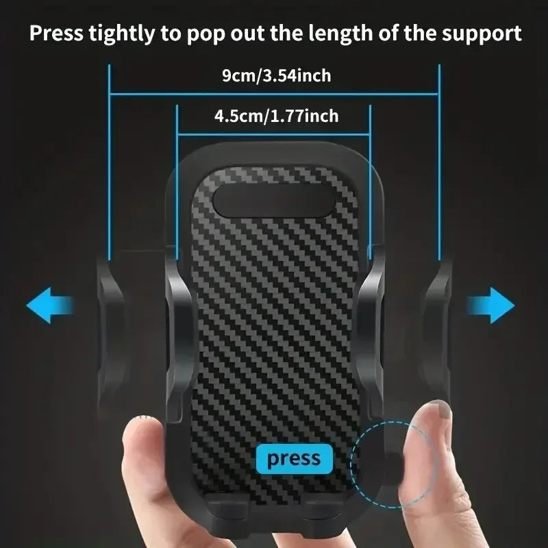 360° Rotatable Car Phone Holder – Windshield & Air Vent Mount
